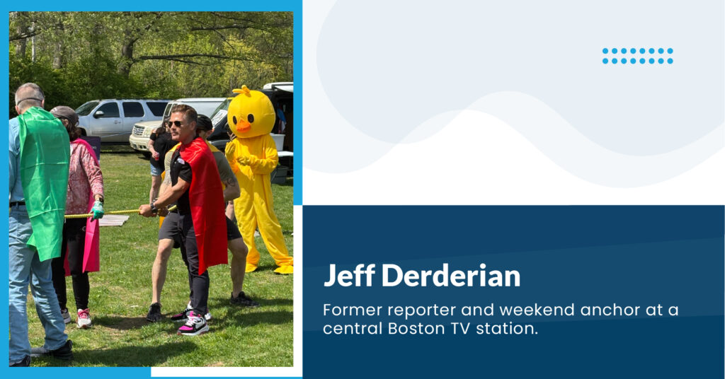 Headshots of Jeff Derderian